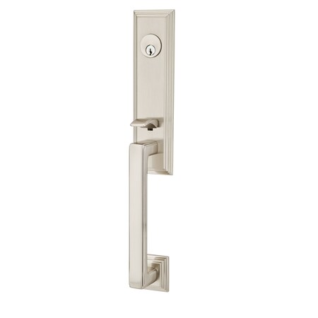 Emtek Satin Nickel Handleset, 4201RBLUS15LH 4201RBLUS15LH